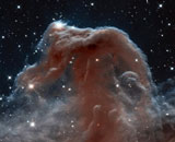 С помощью телескопа Хаббл получен снимок туманности Конская голова в другом цвете