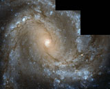 Галактика Messier 61 - в объективе камеры космического телескопа Хаббл