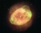 Получен снимок планетарной туманности в созвездии Кассиопея от телескопа Хаббл