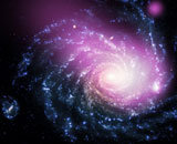 Столкновение галактик раскалило газ вокруг