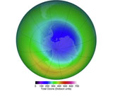 Озоновая дыра зависит от погоды