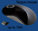 Беспроводная мышь Targus с 10-метровым диапазоном действия