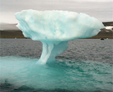 Толщина арктического льда вновь достигла минимума