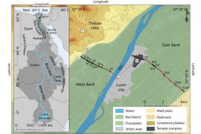 Nature Geoscience: Тысячелетия тому назад Нил был совсем другим